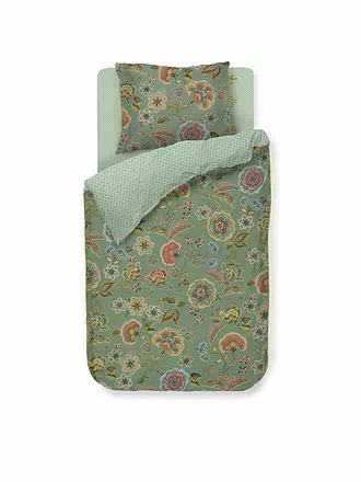 PIP STUDIO | Ropa de cama de percal MATATA 70x90cm / 140x200cm Verde | 